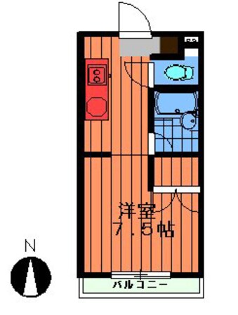 山形駅 徒歩50分 1階の物件間取画像